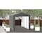 Shelterlogic ShelterTube Wind and Snow-Load Rated Garage, 10x23x10 Gray SQAACC0103C01002310 - alternate 1